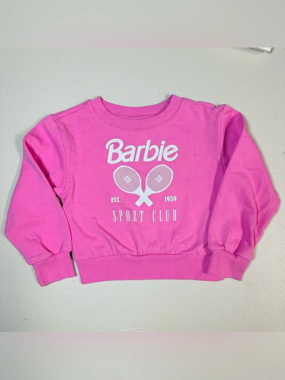 Barbie Pink & White Sport Club Shorts Set